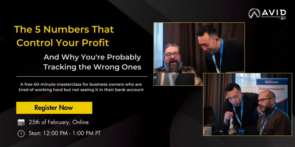 Webinar: The 5 Numbers That Control Your Profit (And Why You're Probably Tracking the Wrong Ones)